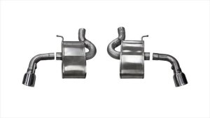 Chevrolet Camaro Performance Exhaust - Dual Rear Exit - CORSA Performance - Axle-Back Sport - Polished - 2016